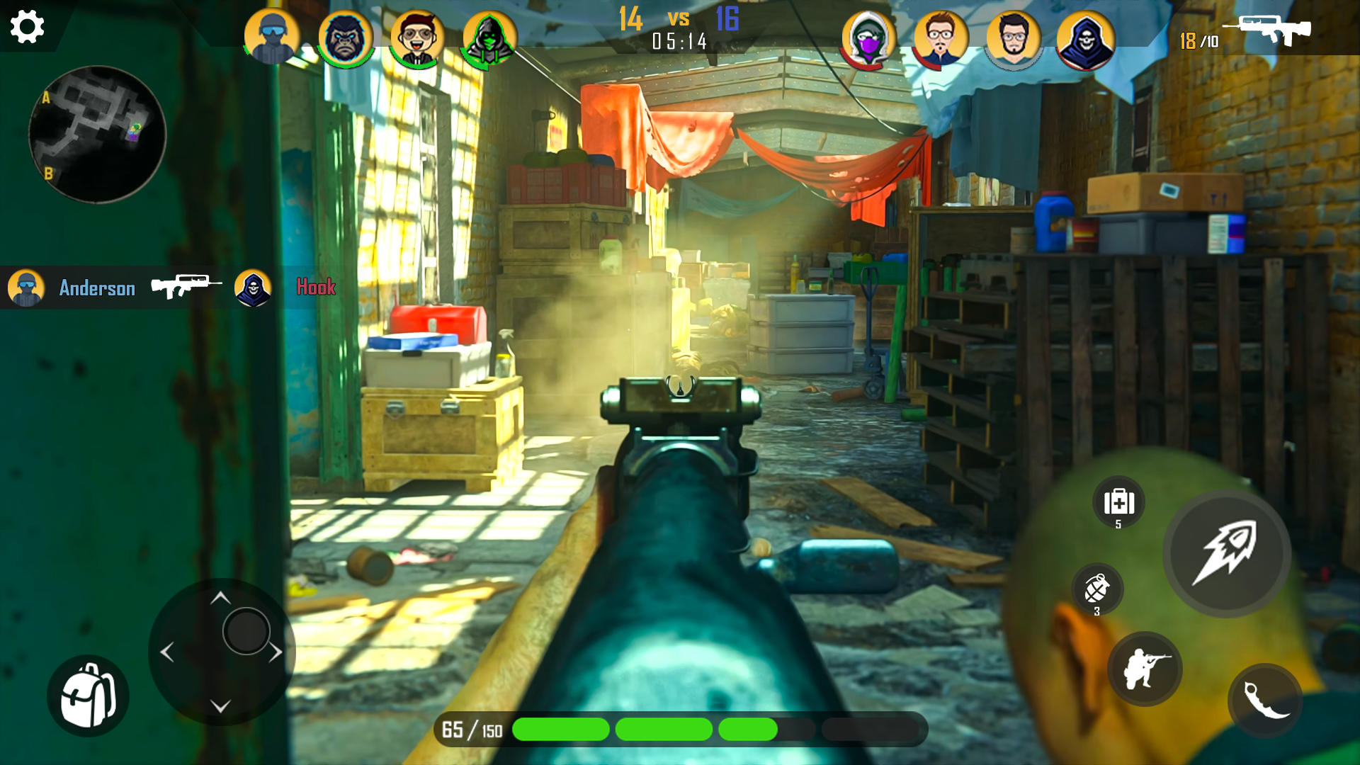 Screenshot of Critical Action Gun Games