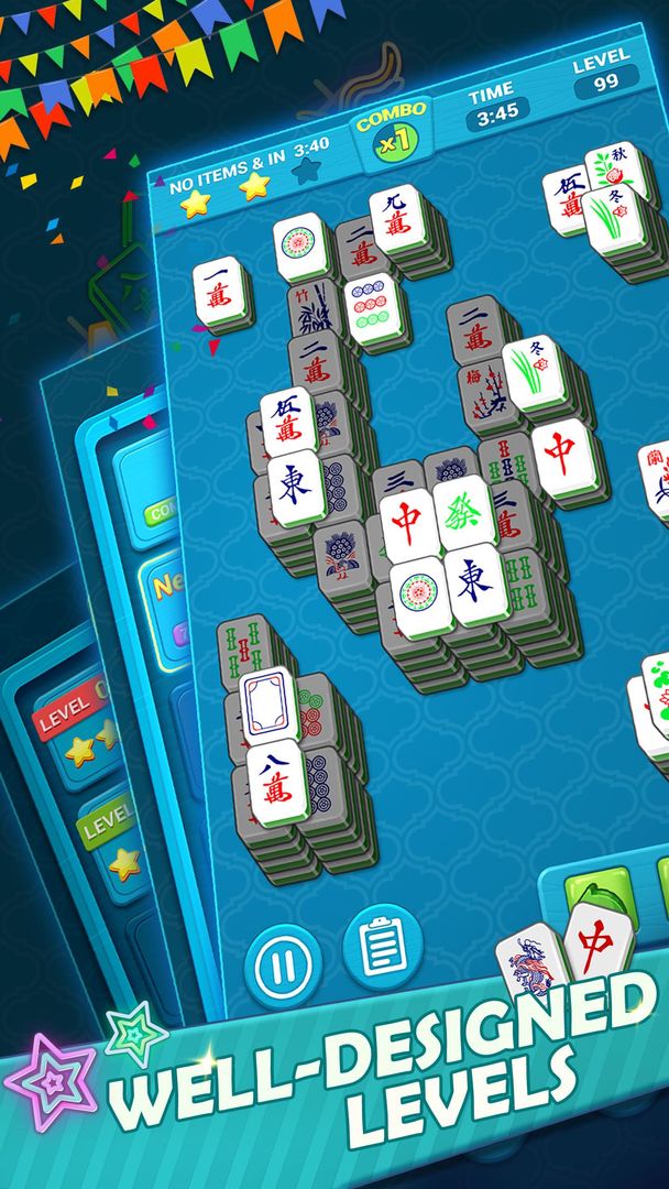 Screenshot of Mahjong Genius Club : Golden D