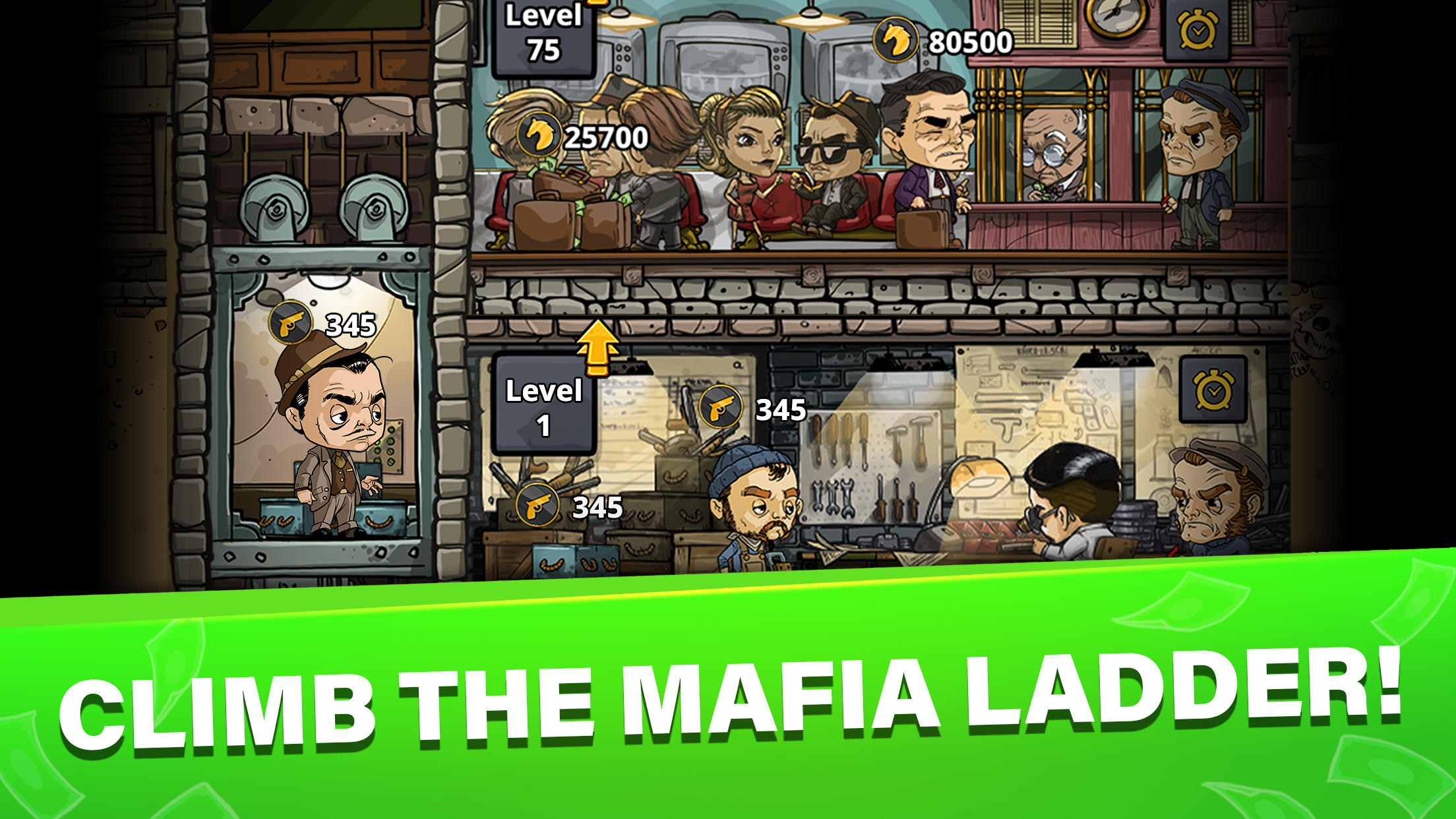 Idle Mafia Inc: Manager Tycoon ภาพหน้าจอเกม