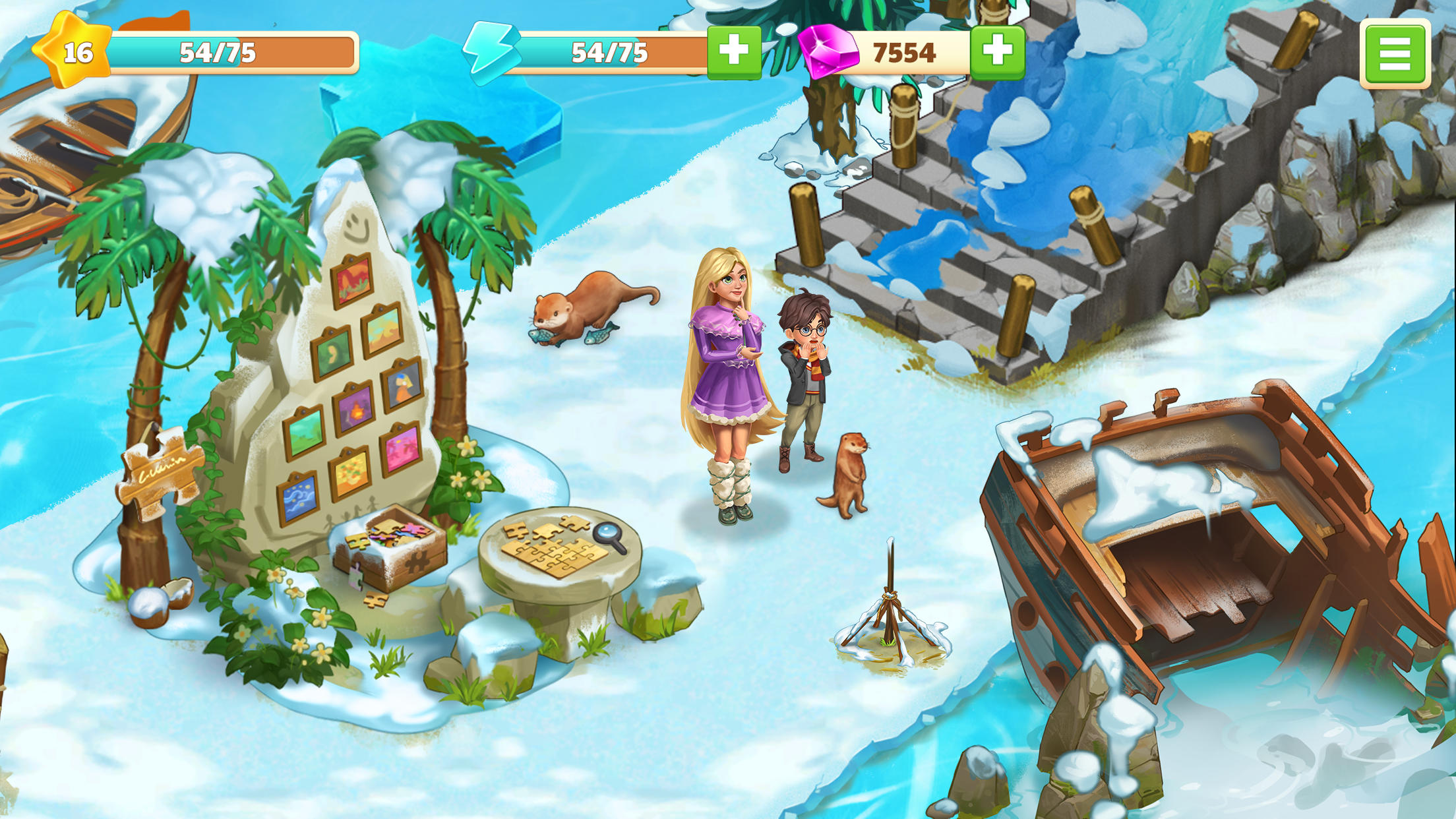 Screenshot of Frozen Farm: Island Adventure