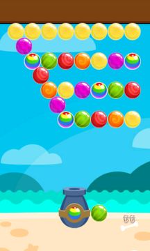 Seaside Bubble Shooter ゲームのスクリーンショット