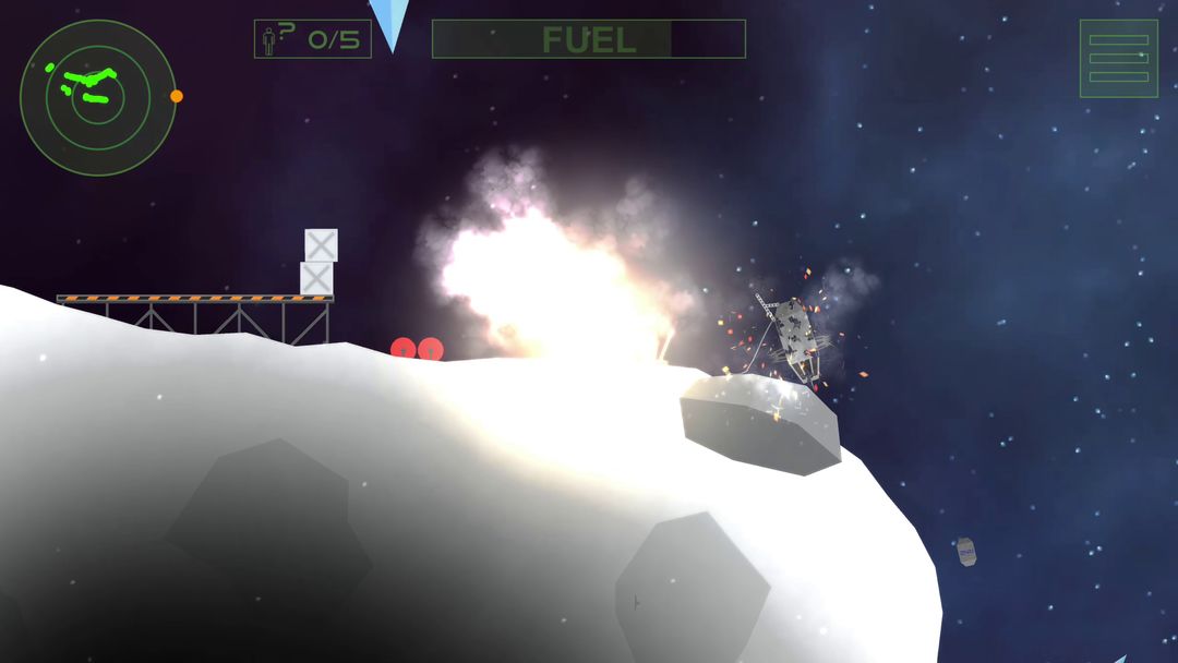 Lunar Rescue Mission: Spacefli ภาพหน้าจอเกม