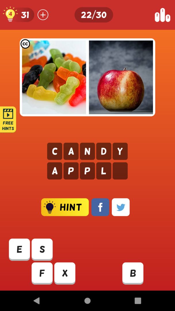 2 Pics Quiz: Word Guessing game遊戲截圖