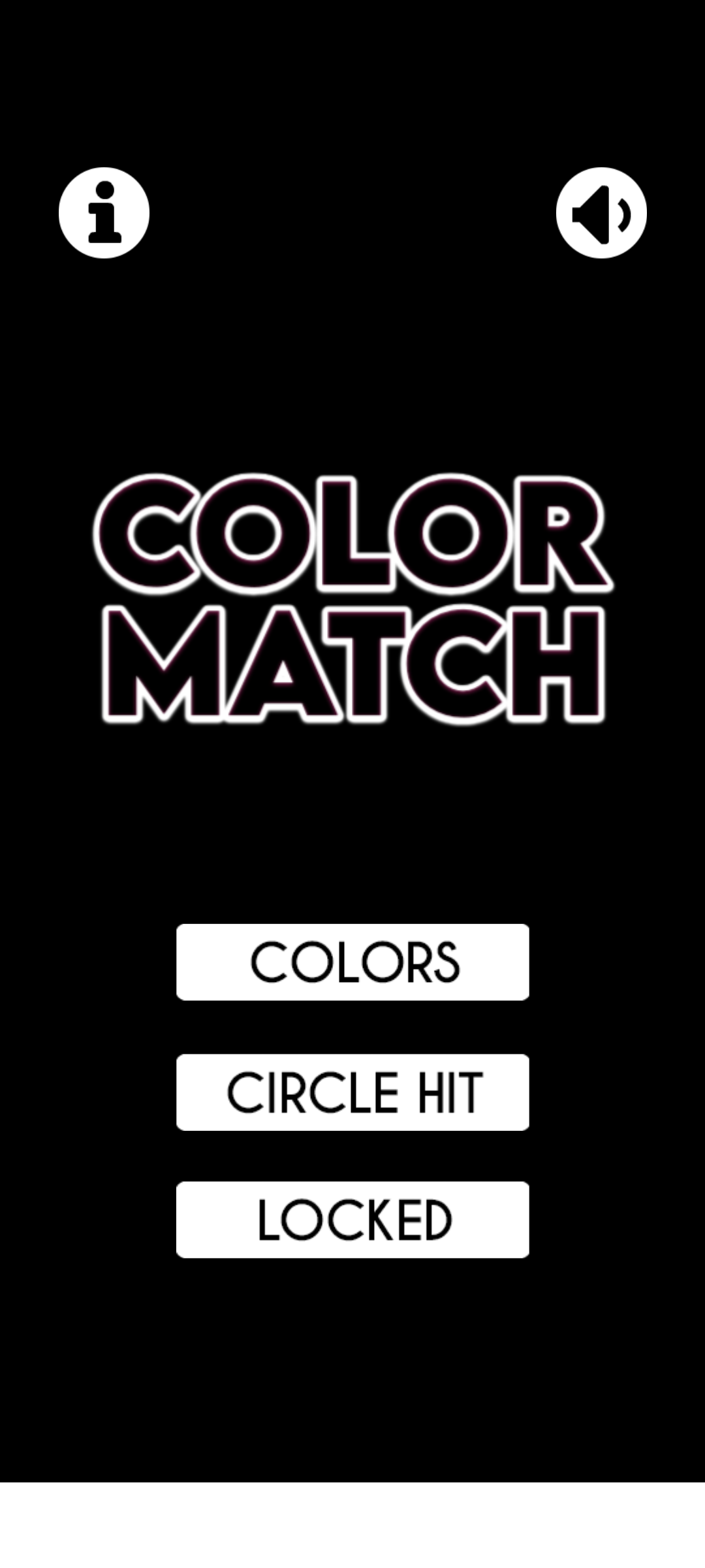 Color Match Game Screenshot