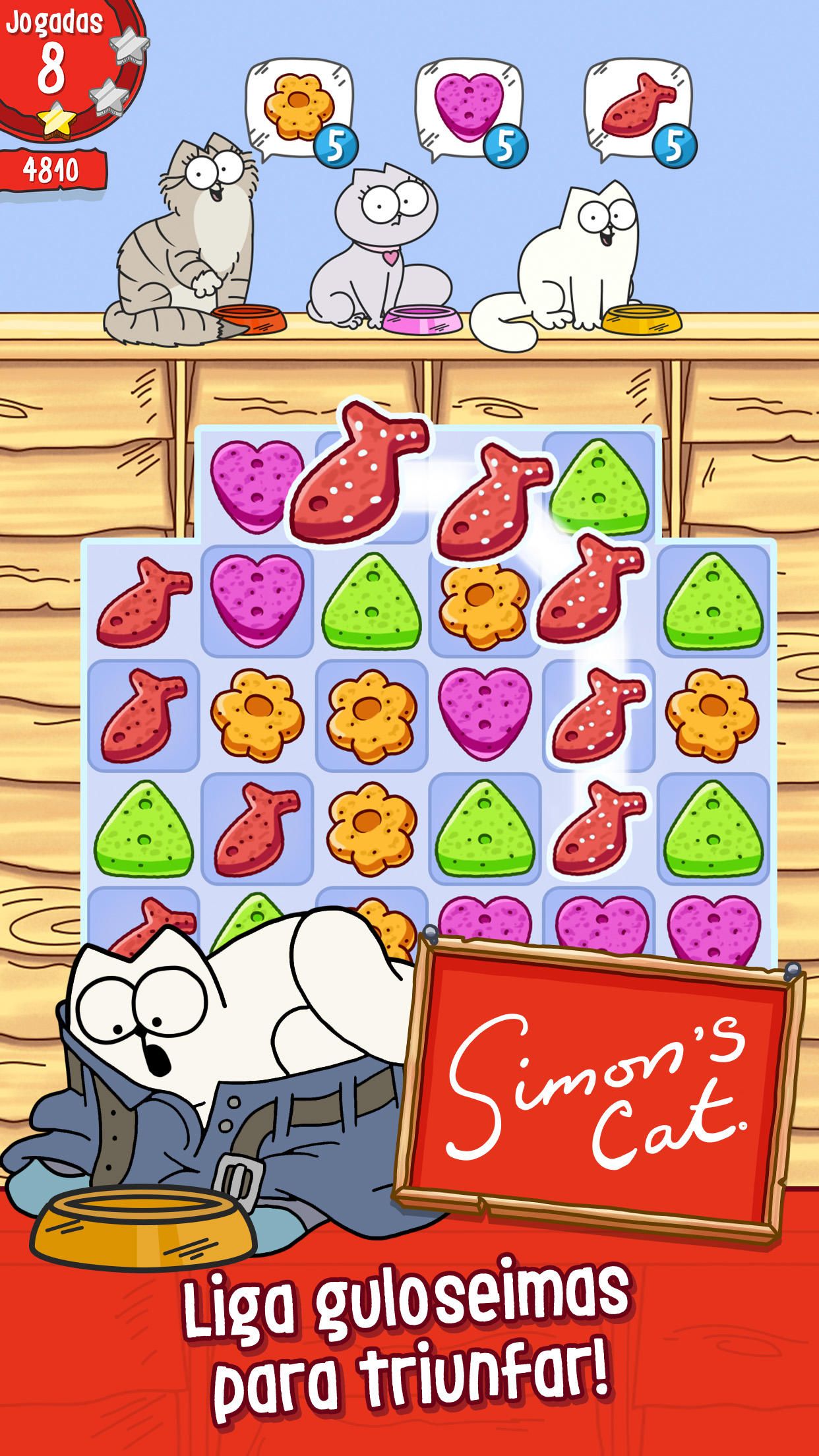 Captura de Tela do Jogo Simon's Cat - Crunch Time