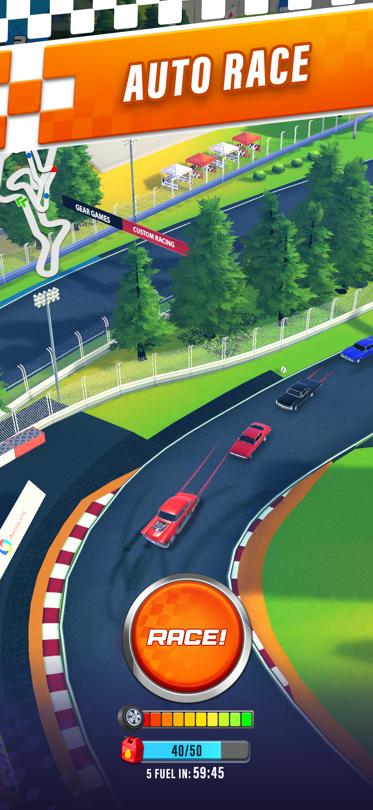 Custom Racing Game Screenshot
