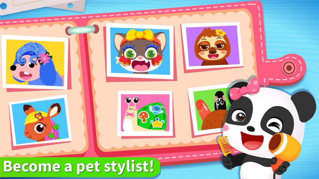 Screenshot of Little Panda's Pet Salon