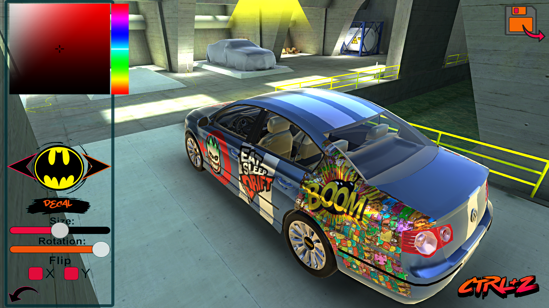 Passat B6 Drift Simulator Game Screenshot