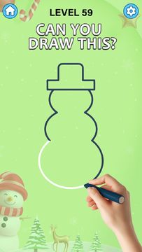 Draw One Line: Fun Puzzle Game Game Screenshot