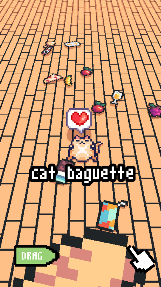 cat baguette Game Screenshot