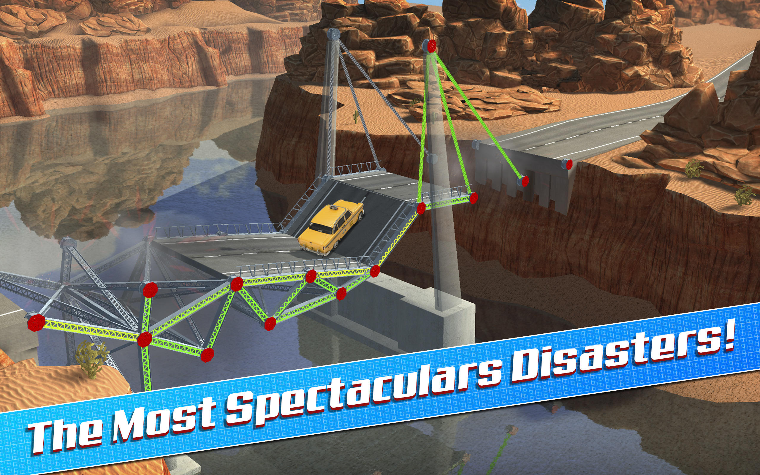Bridge Construction Simulator Game Screenshot