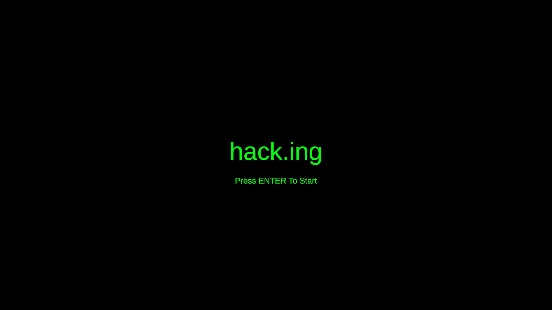 Hack.ing screenshot game