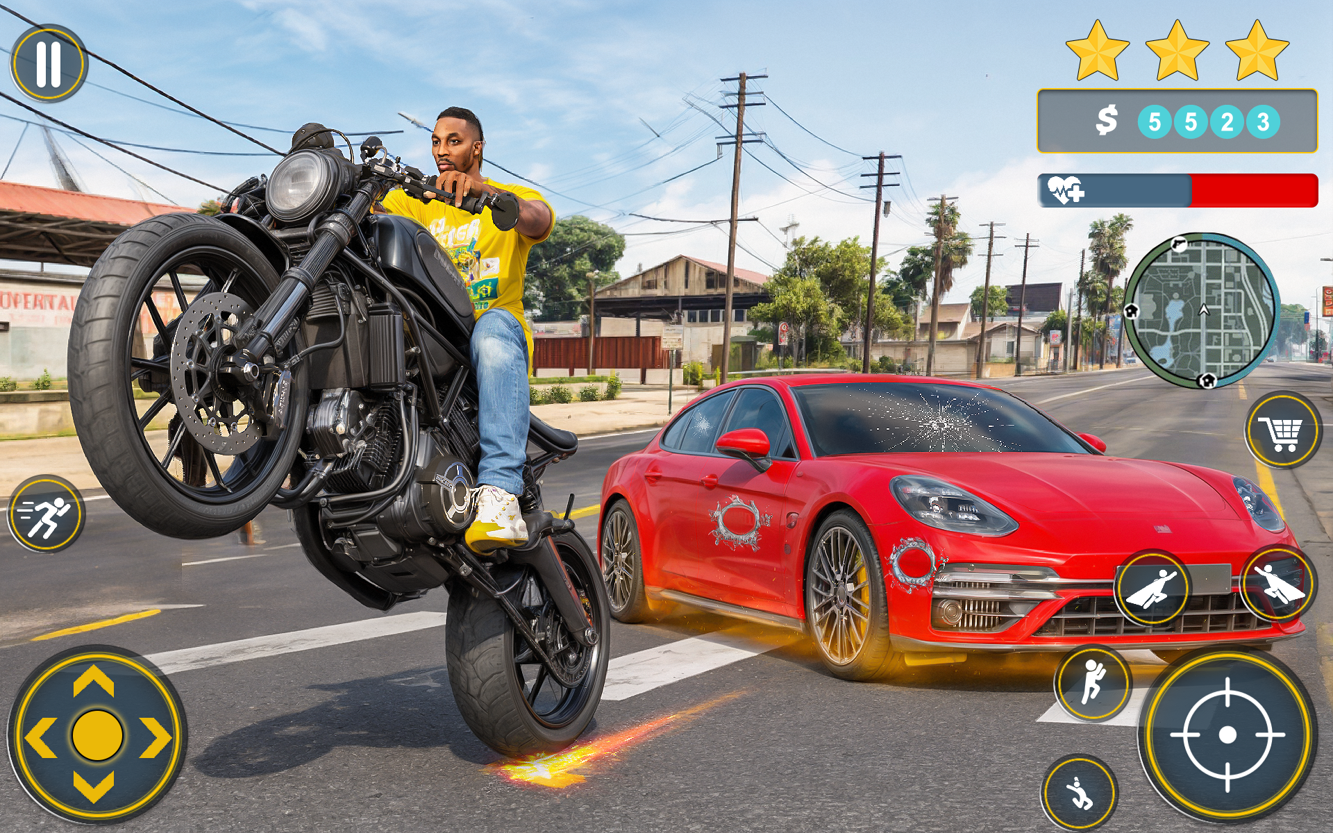 Miami Open World City Gangster Game Screenshot