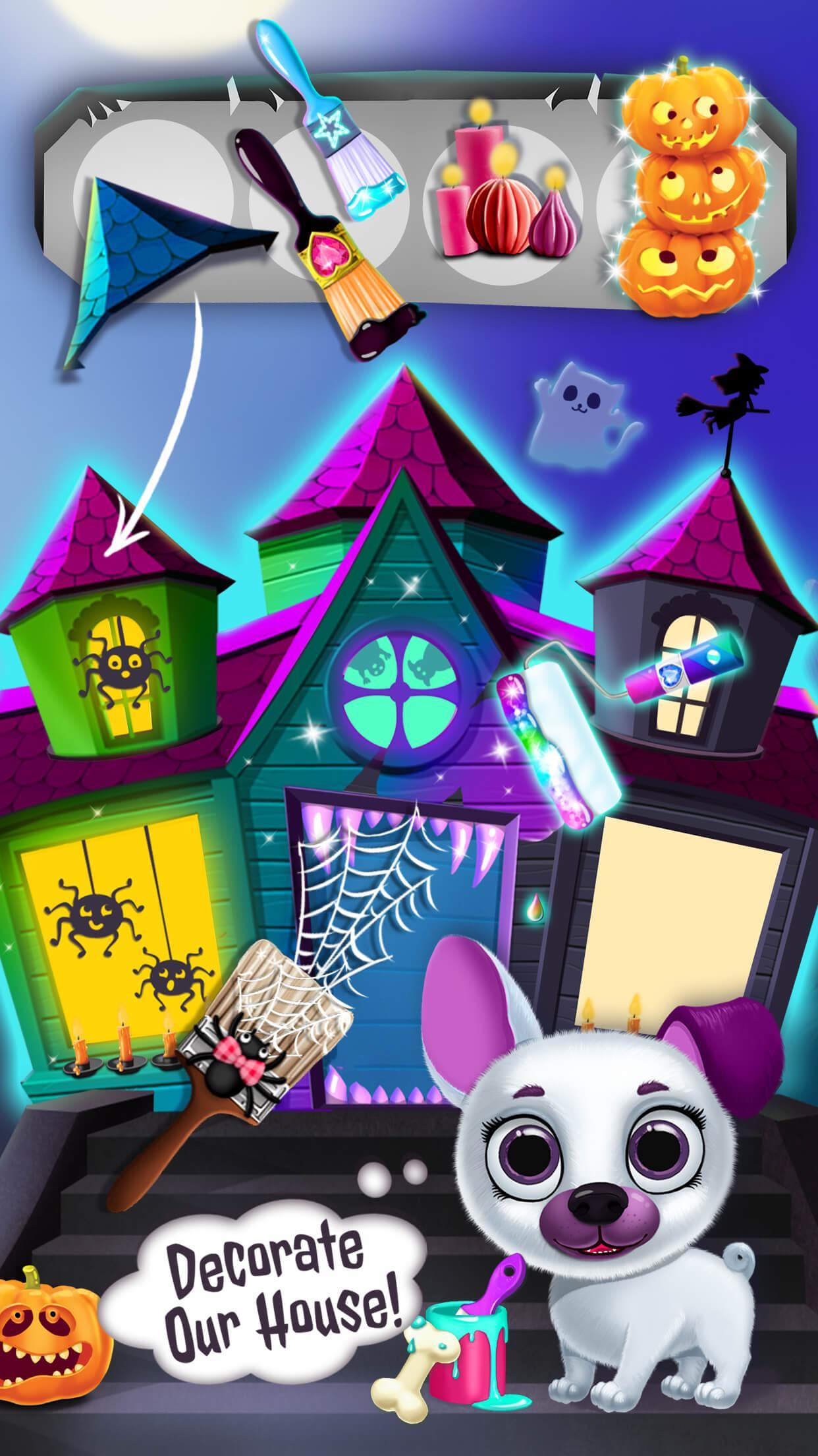 Cuplikan Layar Game Kiki & Fifi Halloween Salon