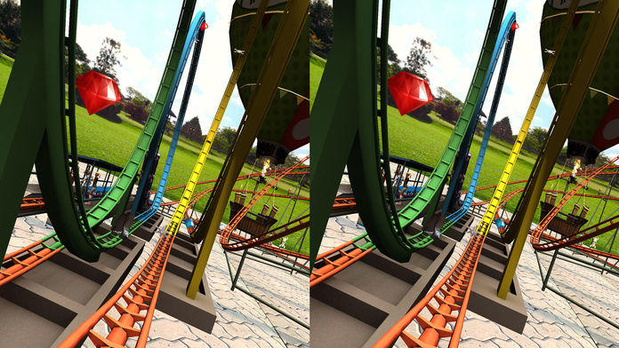 Screenshot 1 of VR Crazy Roller Coaster Simulator 