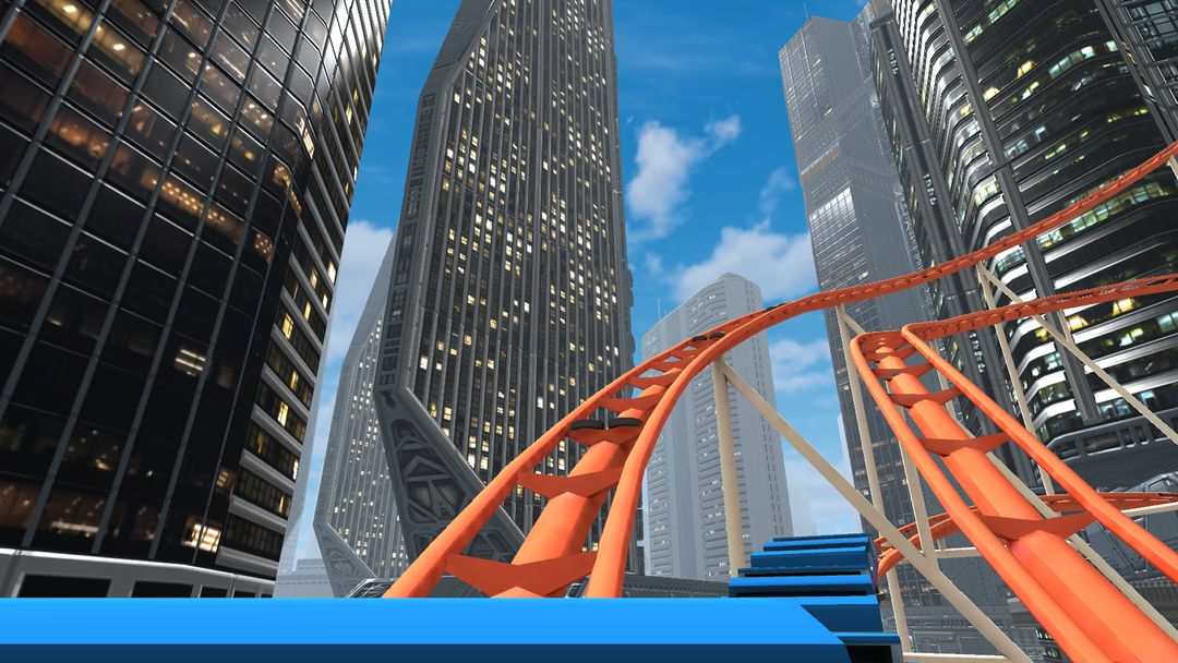 Screenshot of VR Roller Coaster
