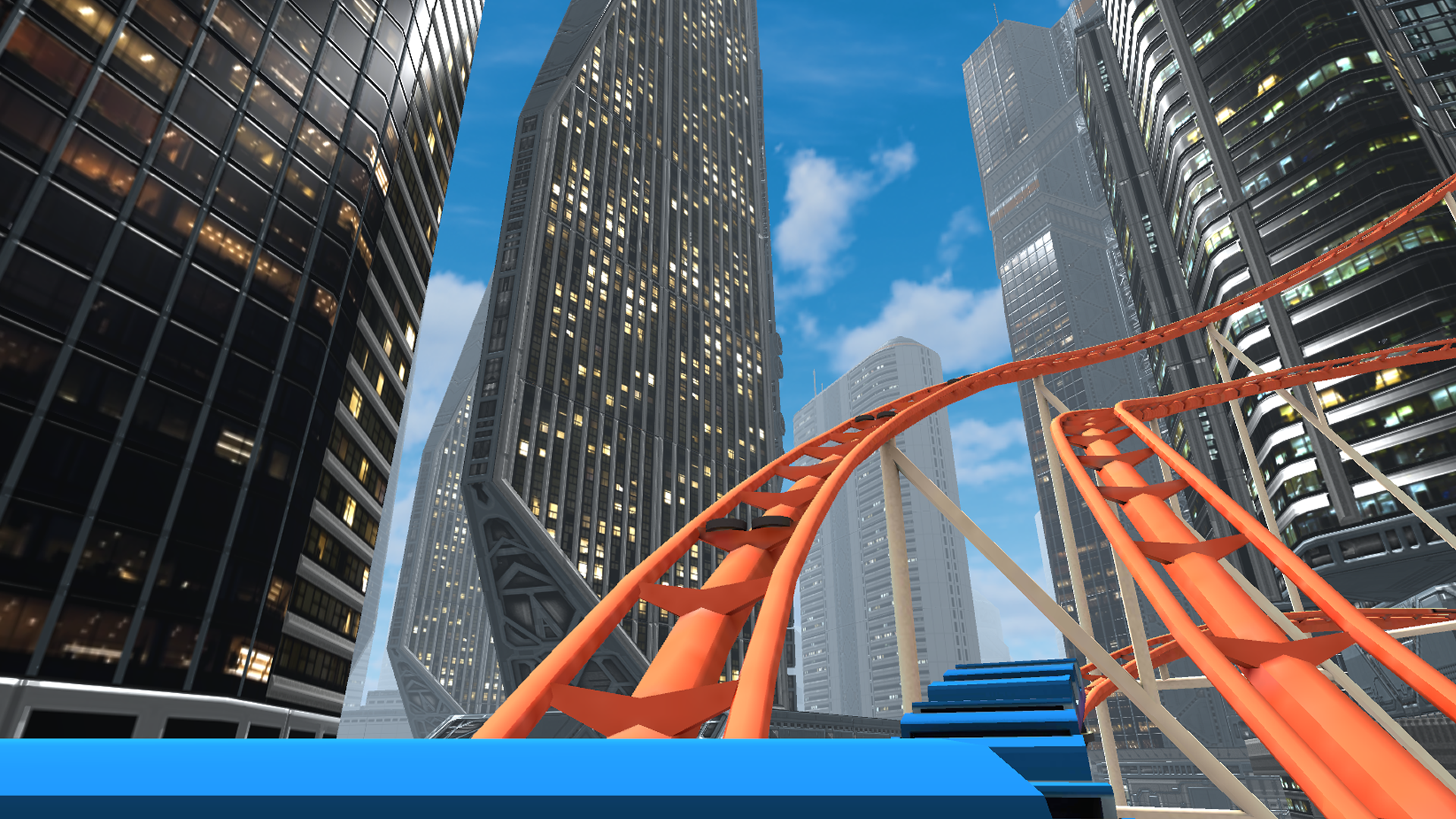 VR Roller Coaster Game Screenshot