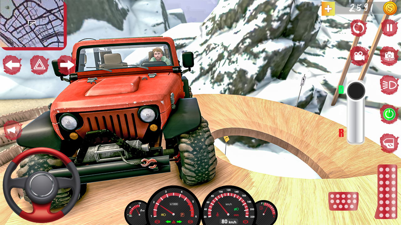 Mud Jeep Mud Driving Simulator Game Screenshot