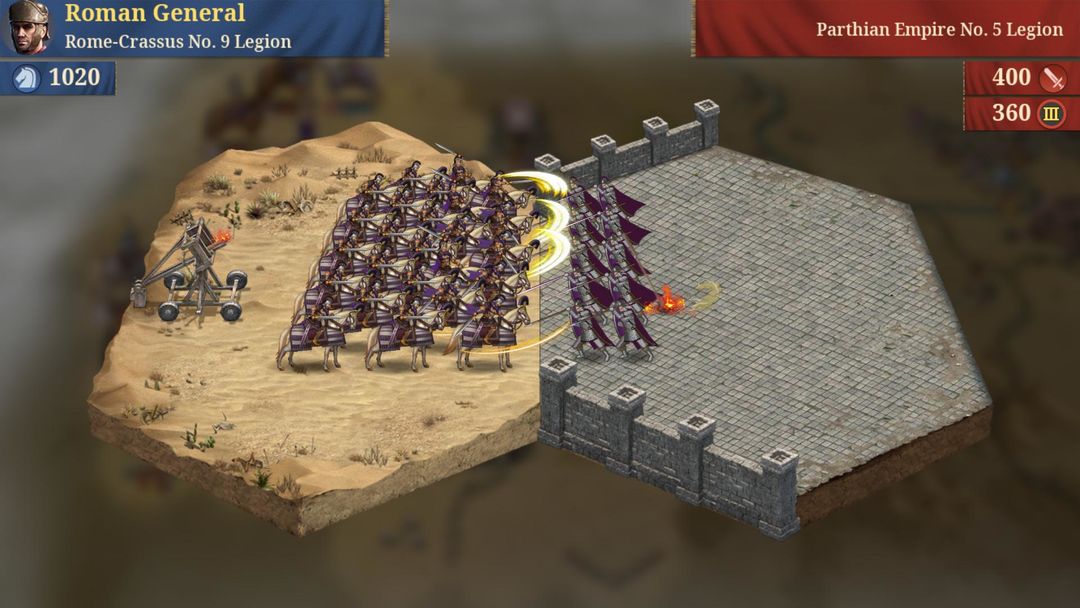 Great Conqueror: Rome War Game ภาพหน้าจอเกม