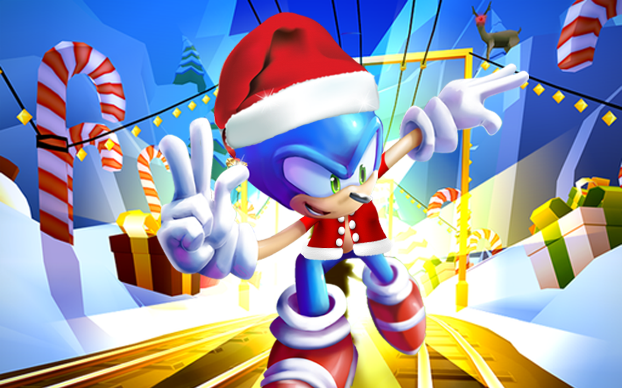 Subway Sonic Run Surf Game Screenshot