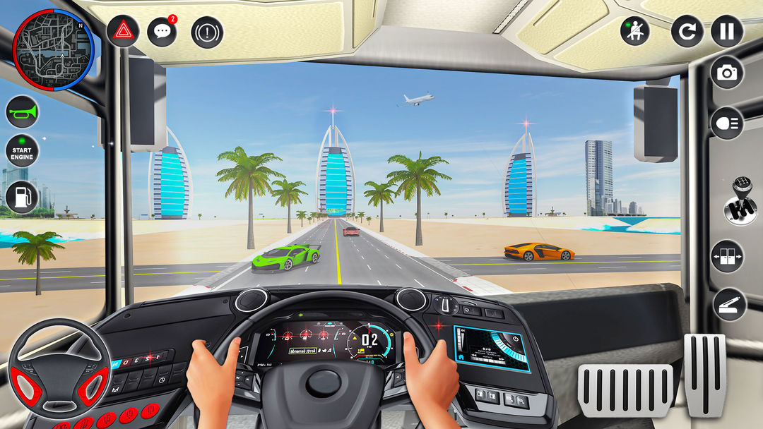 Bus Simulator: Bus Games 3D ภาพหน้าจอเกม