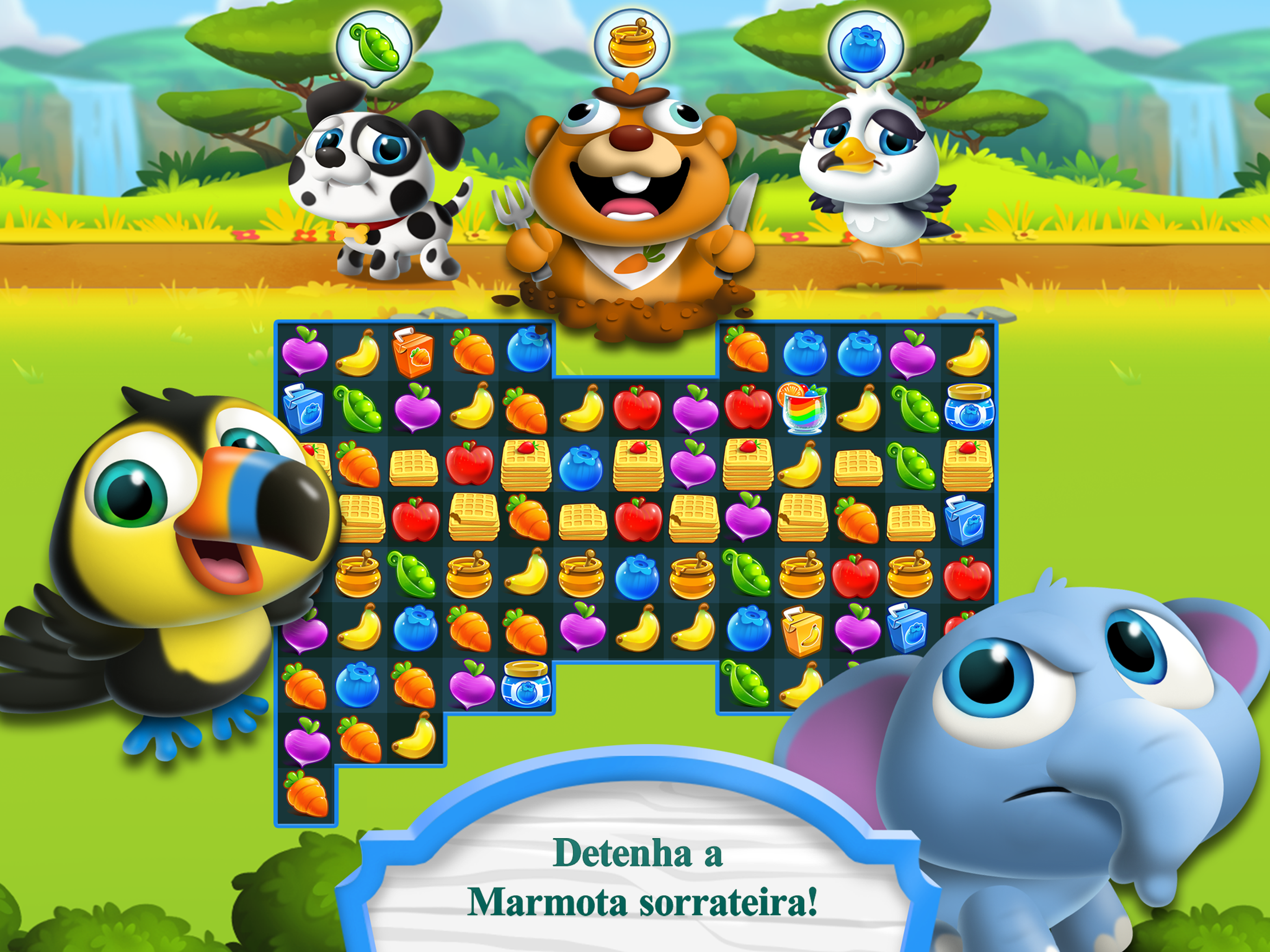 Captura de Tela do Jogo Hungry Babies Mania