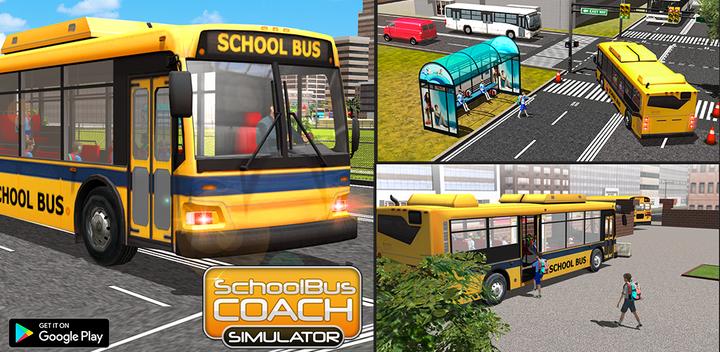 Banner of Schoolbus Coach Simulator 3D 1.2