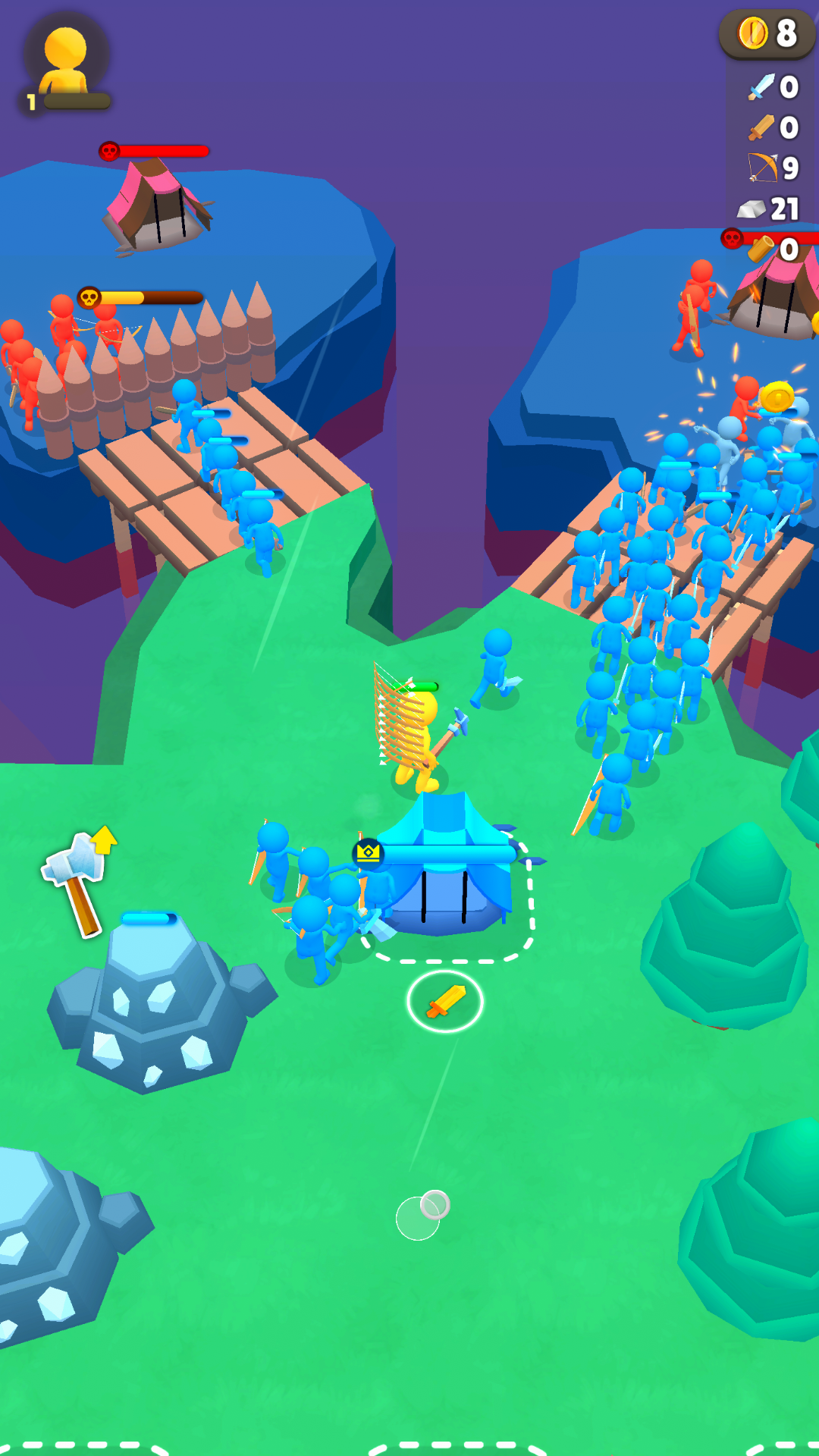 Frontline Blacksmith Game Screenshot