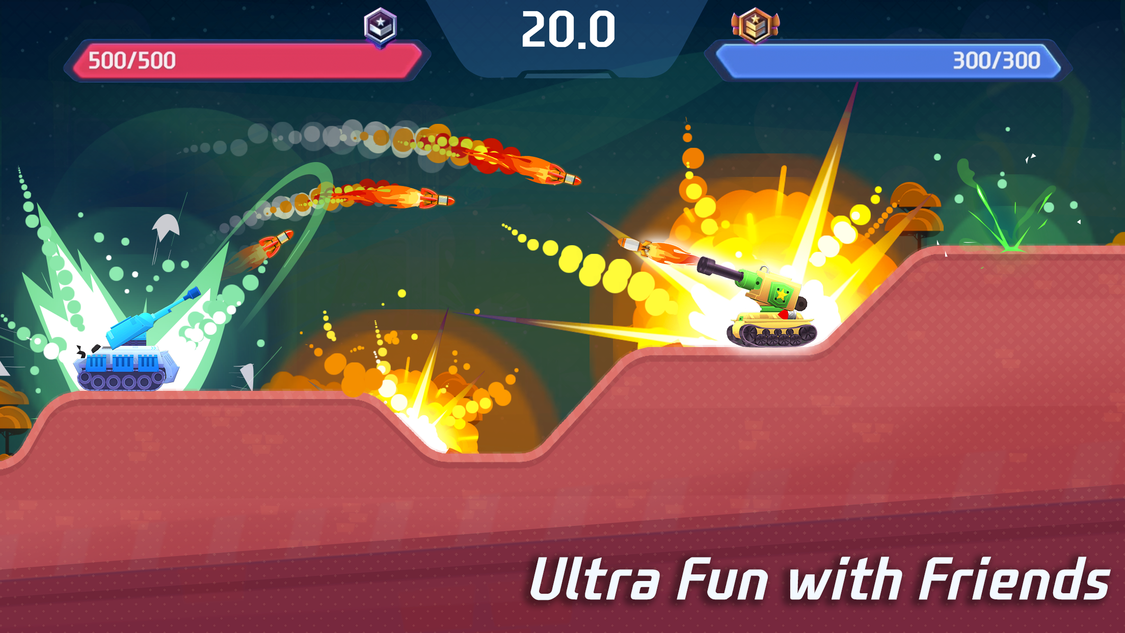 Screenshot of Heroes and Tanks