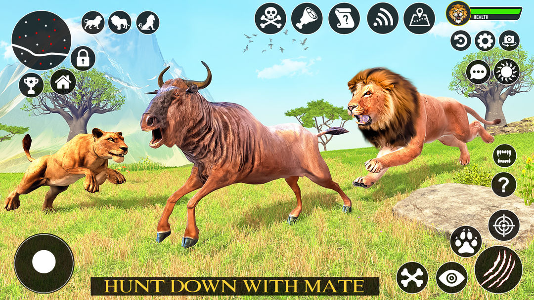 Ultimate Lion Simulator Game ภาพหน้าจอเกม