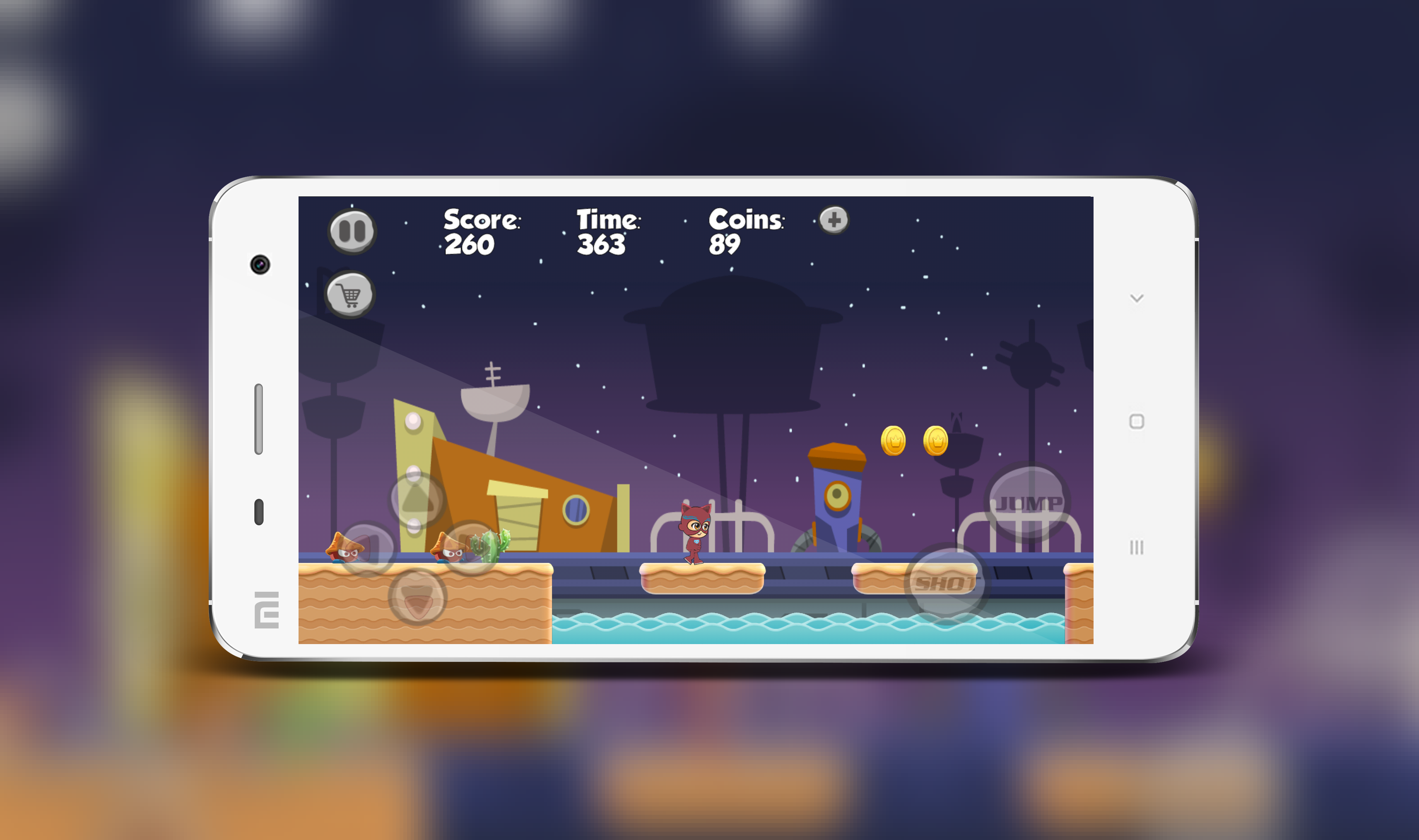 PJ Super Masks Adventure Game Screenshot