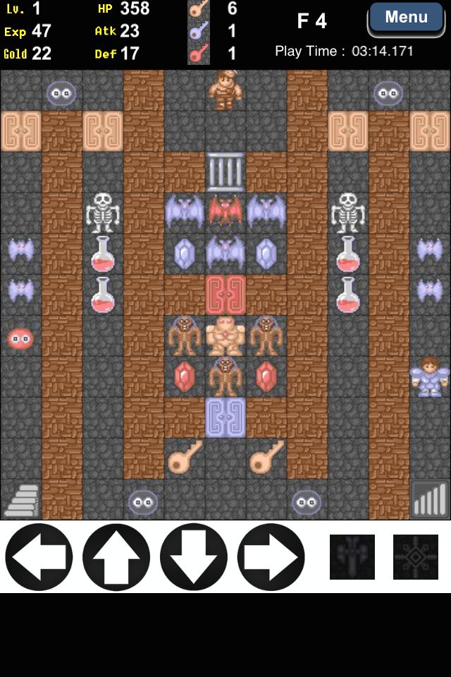 魔塔 1.12 (Magic Tower) ゲームのスクリーンショット