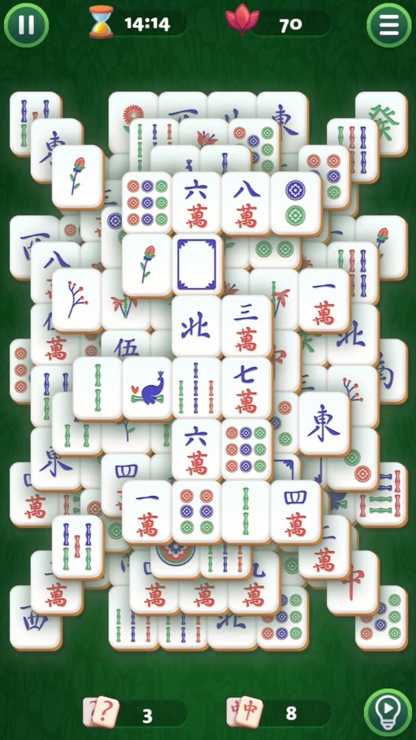 Screenshot of Solitaire Mahjong Classic