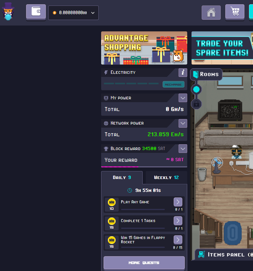 Rollercoin - Mining Simulator Game Screenshot
