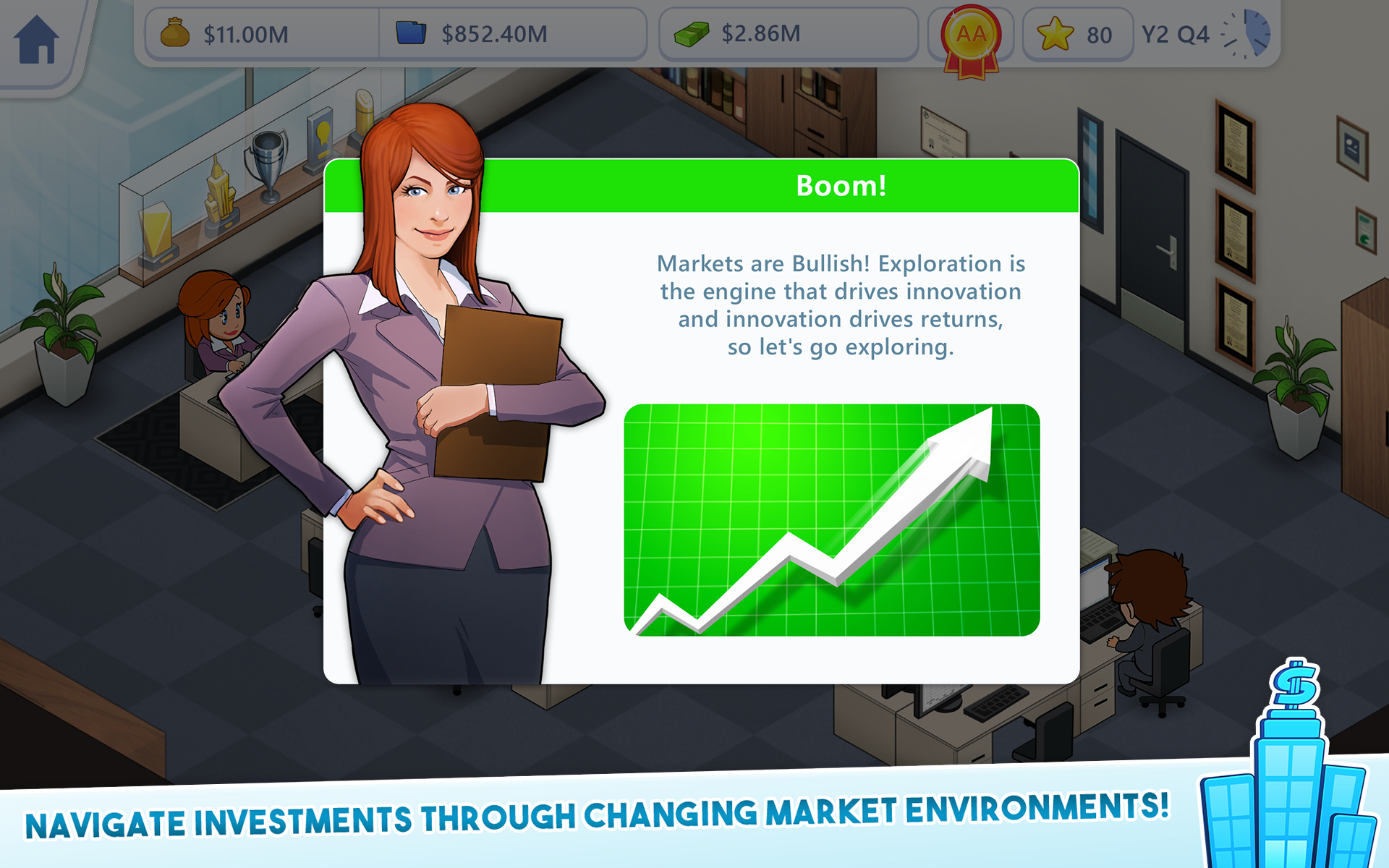 World of Finance Game Screenshot