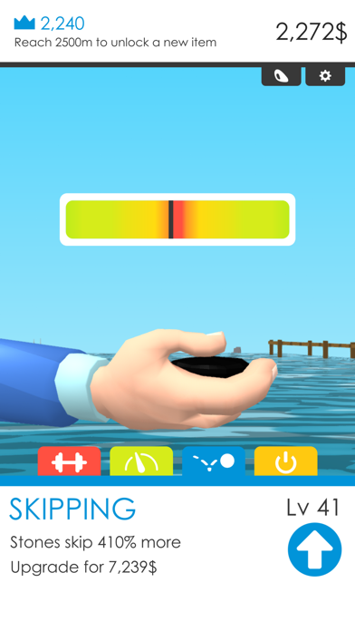 Cuplikan Layar Game Stone Skimming