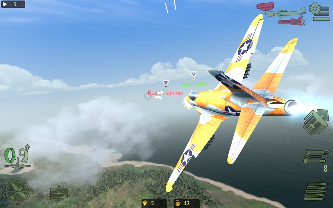 Warplanes: Online Combat ภาพหน้าจอเกม