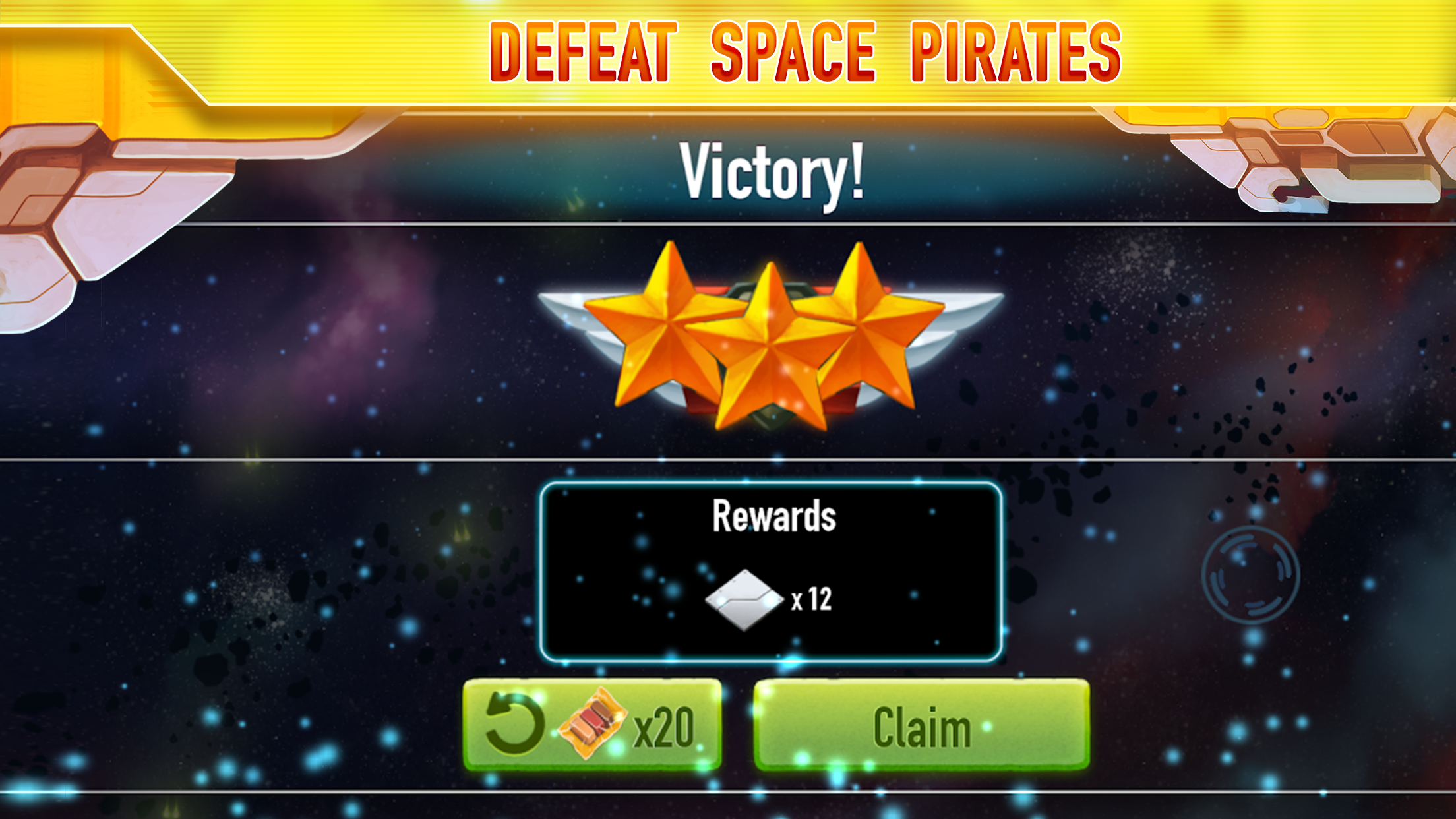 Lunar Battle Game Screenshot