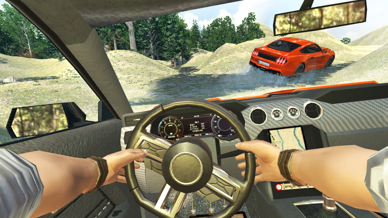 Muscle Car Mustang Game Screenshot