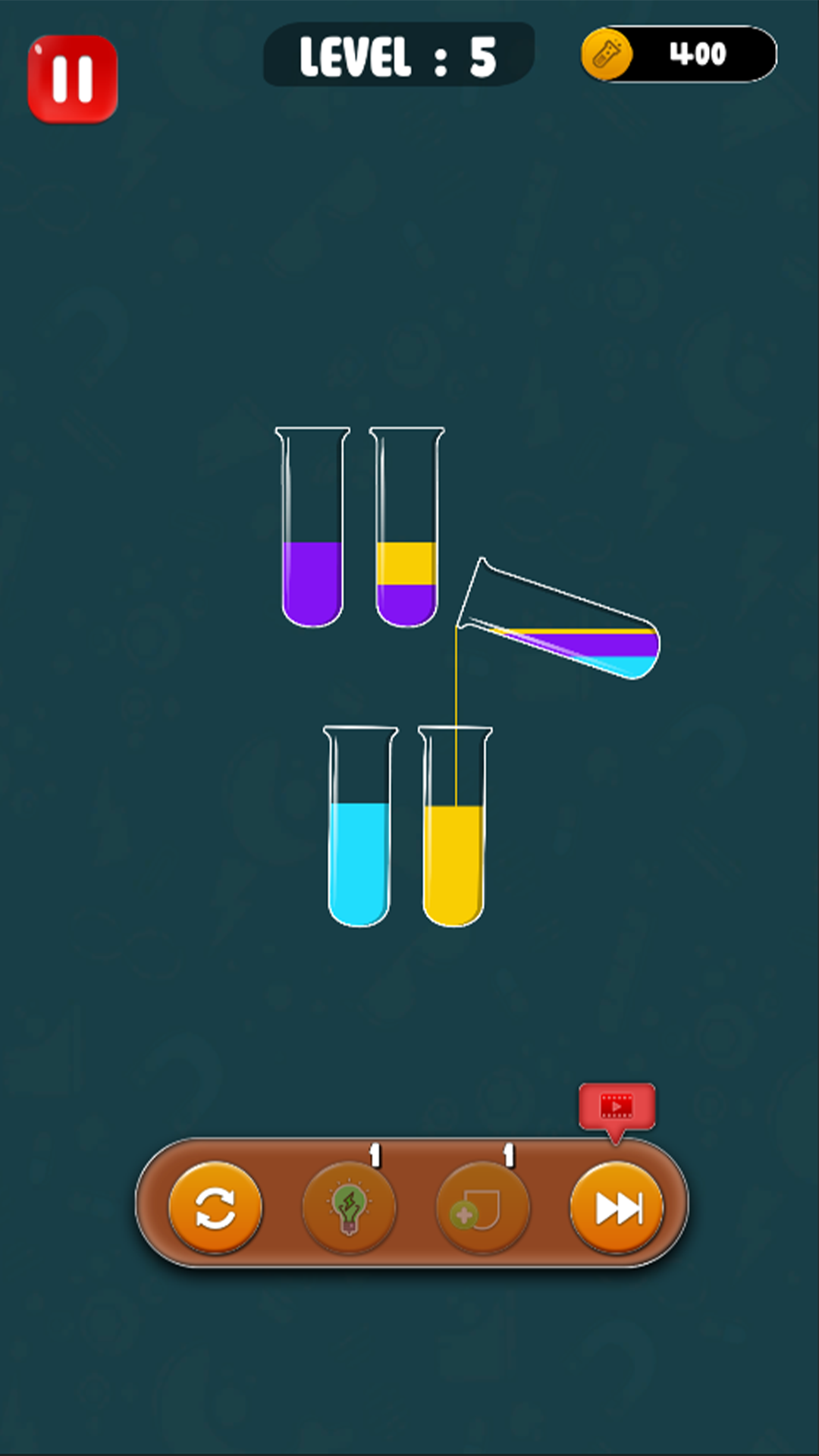 Color Bottle: WaterSort Game Game Screenshot