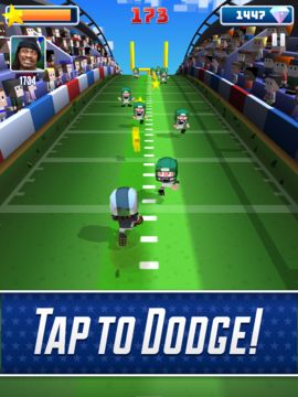 Captura de Tela do Jogo Marshawn Lynch Blocky Football