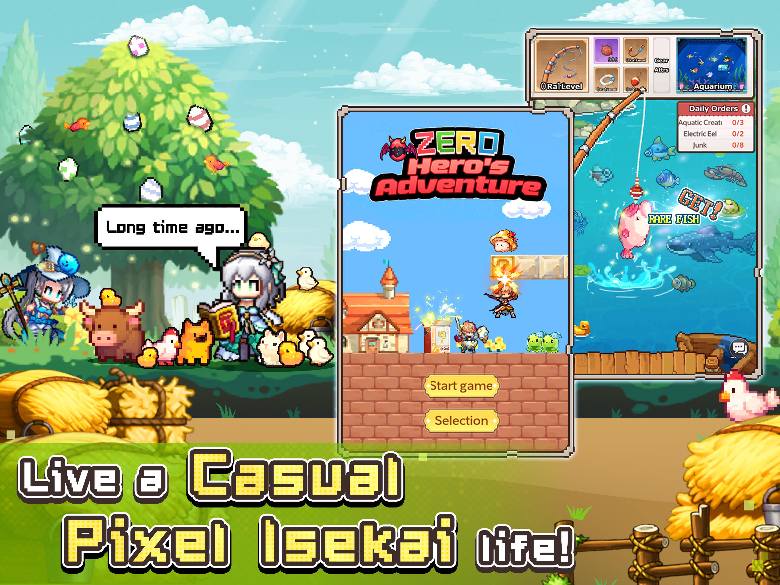 Zero to Hero: Pixel Saga 게임 스크린 샷