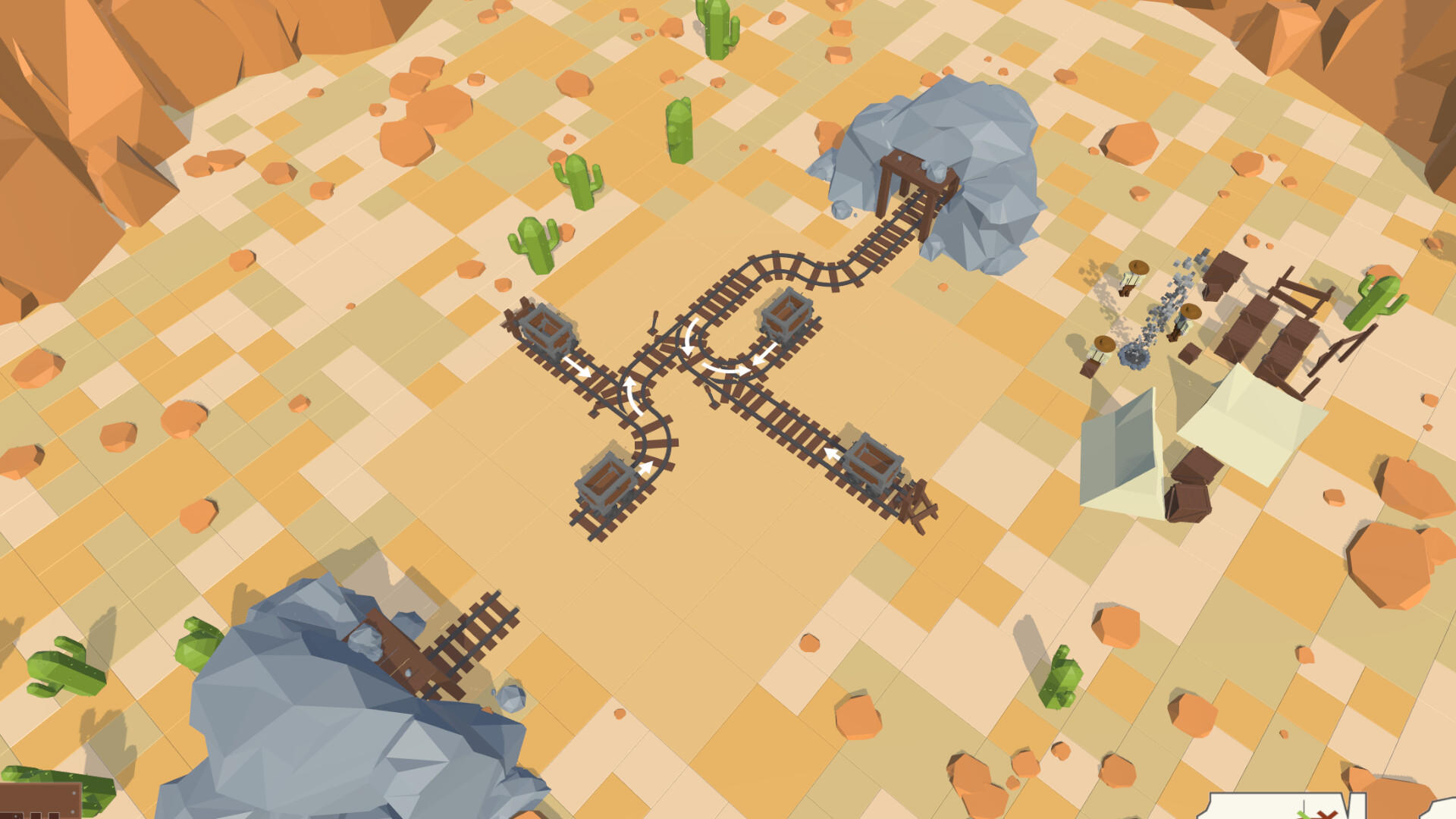 Screenshot of Trolley Path to Gold