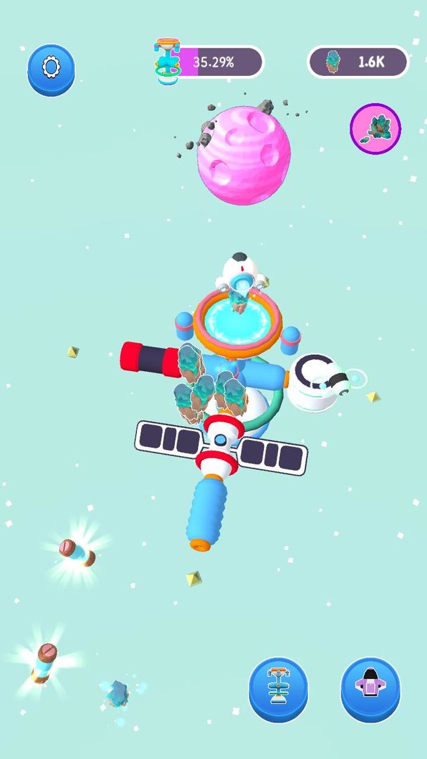 Screenshot of Idle Space Station