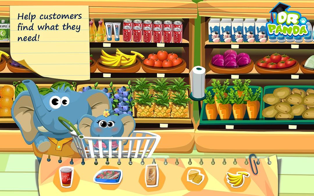 Dr. Panda Supermarket screenshot game