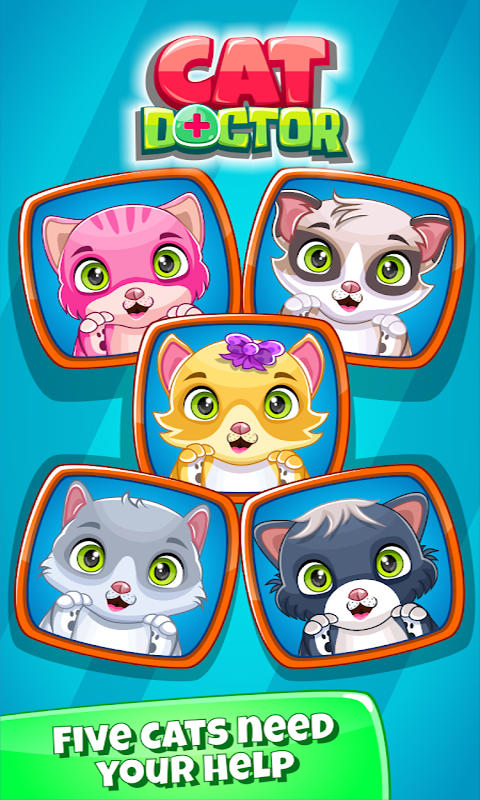 Cuplikan Layar Game Cat Doctor