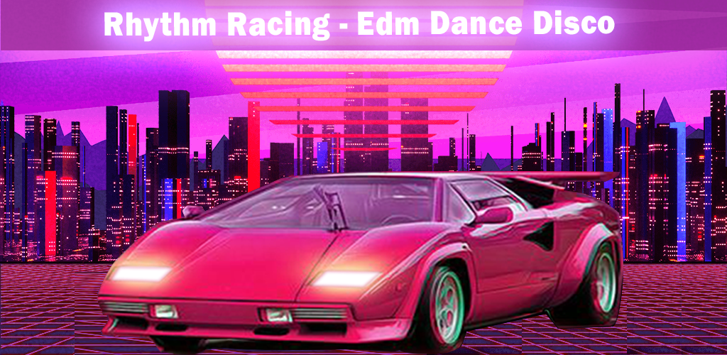 Banner of Rhythm Racing-Edm Dance Disco 