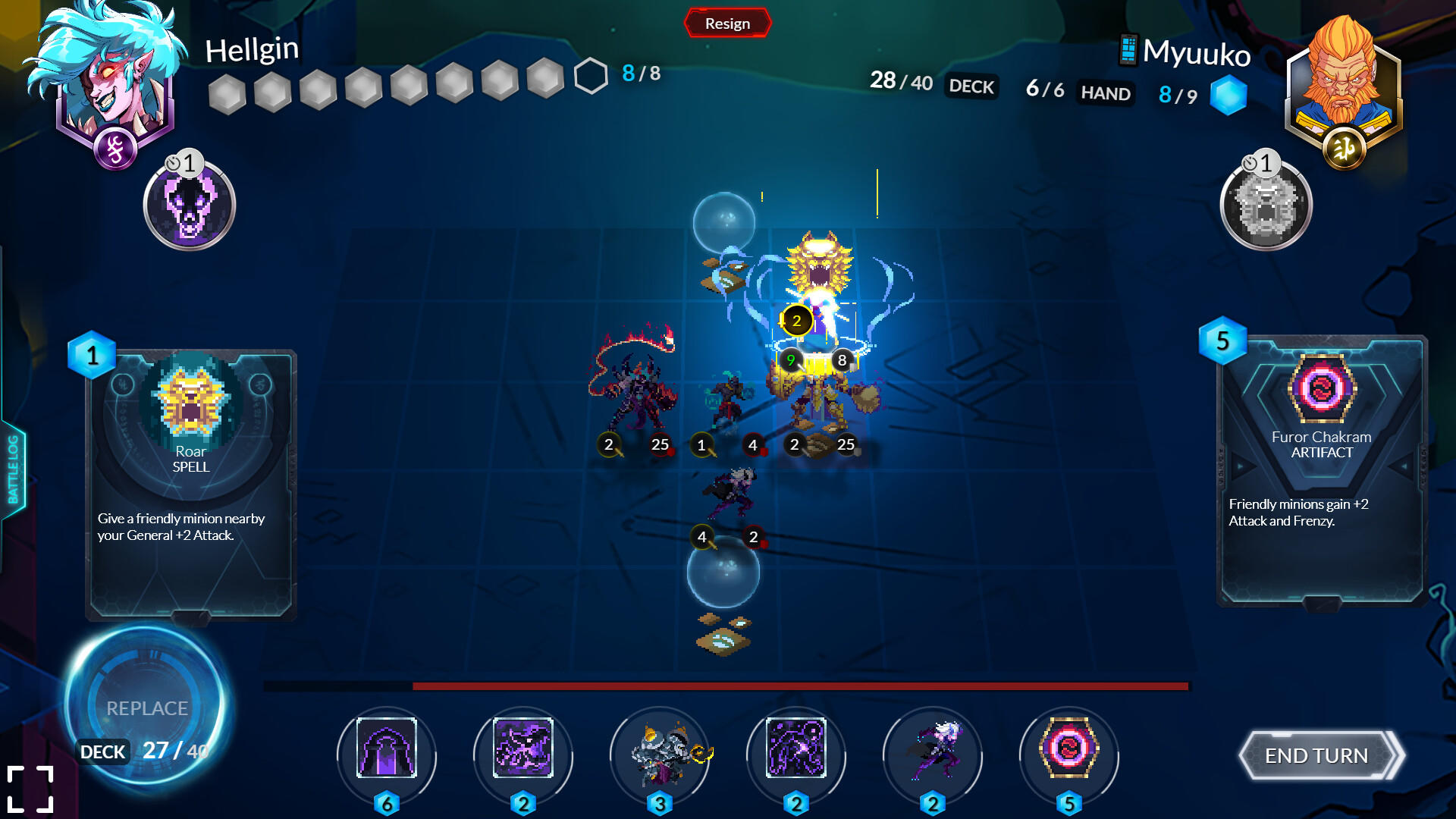 Duelyst GG Game Screenshot
