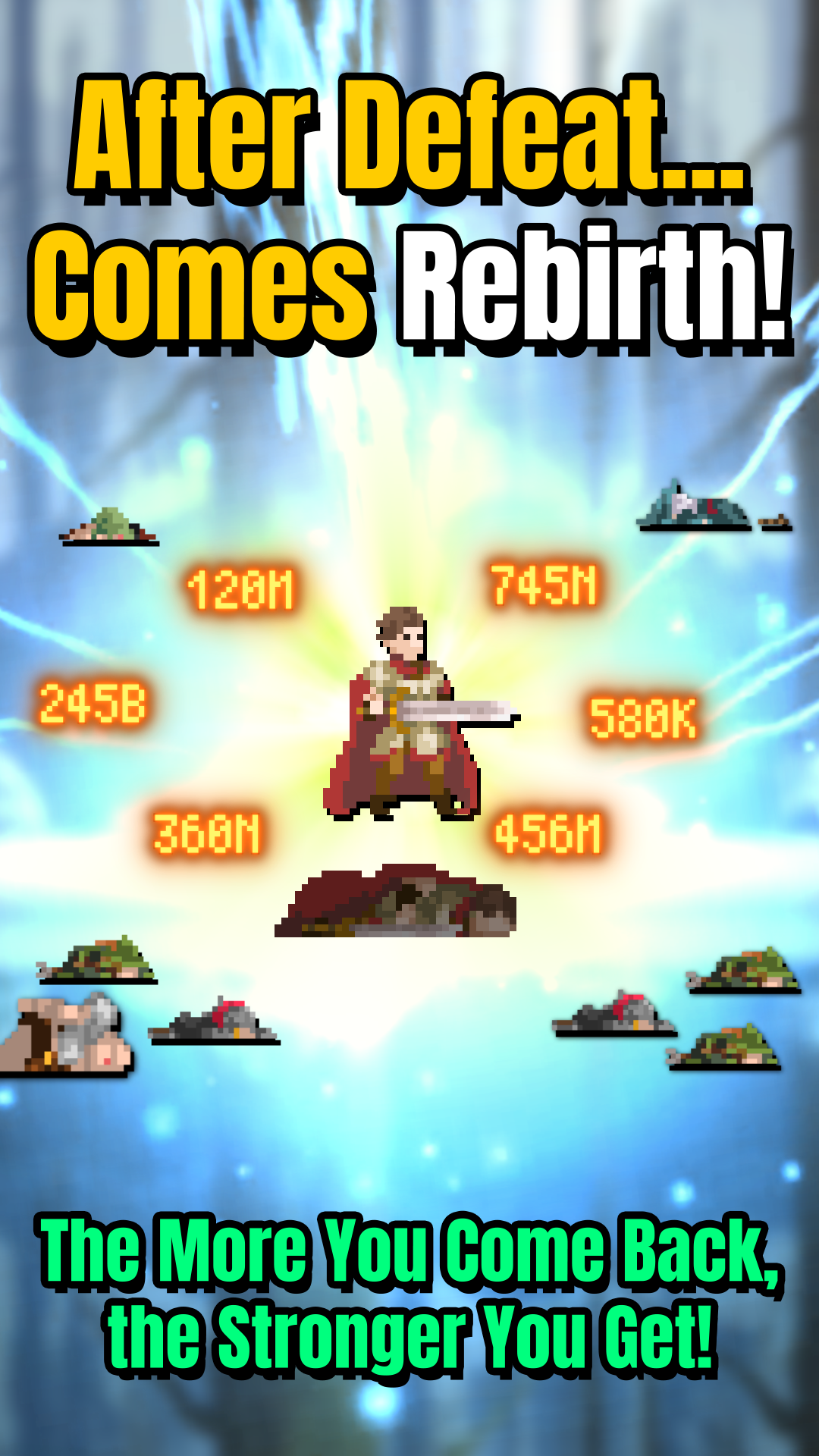 Captura de Tela do Jogo Rogue with the Dead: Idle RPG