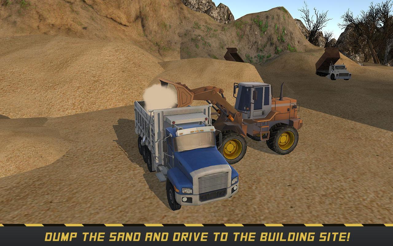 Screenshot 1 of Mighty Loader & Dump Truck ซิม 1.2